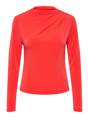 Madison Draped Top - Red