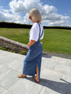 Elora Pinafore Dress - Denim
