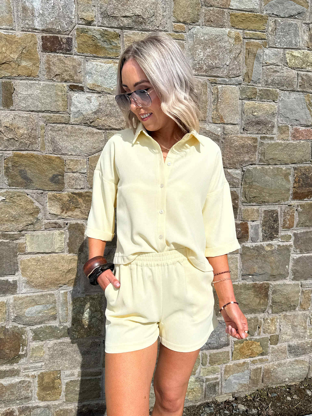 Thea Shirt - Yellow