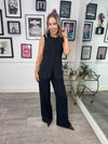Tempre Long Waistcoat - Black