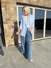 Carla Waistcoat - Sky Blue