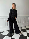 Perri Palazzo Jeans - Black