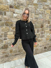 Annie Knitted Cardigan - Black