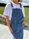 Elora Pinafore Dress - Denim