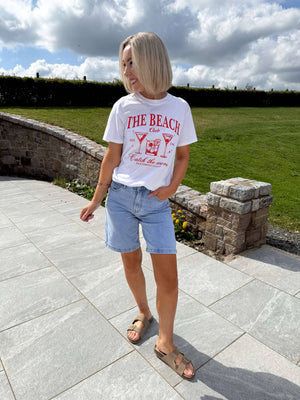 The Beach Club Graphic T-Shirt - White