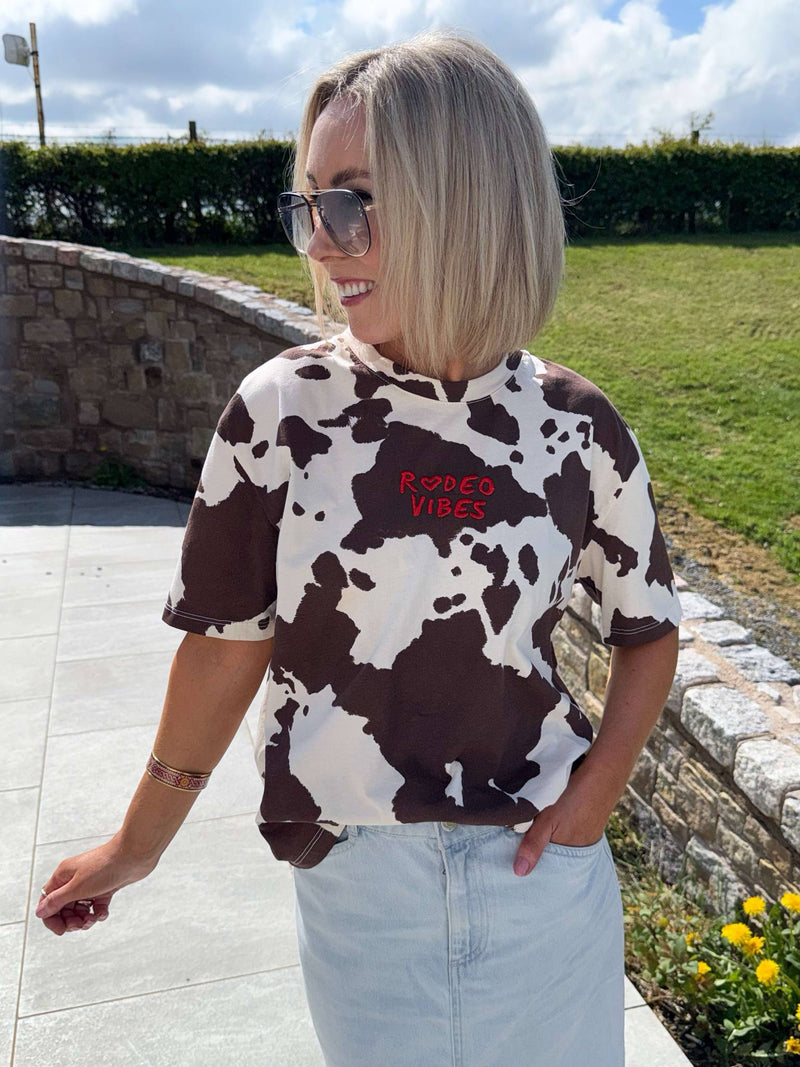 Rodeo Vibes Embroidered T-Shirt
