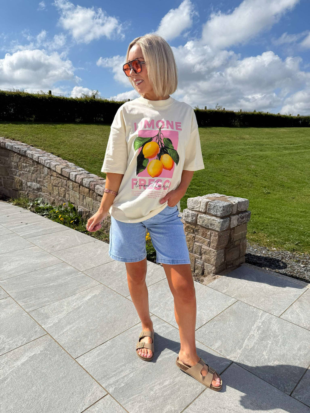 Limone Fresco Lemon Oversized T-Shirt - Lemon