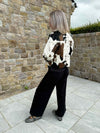 Cole Jacket - Cow Print