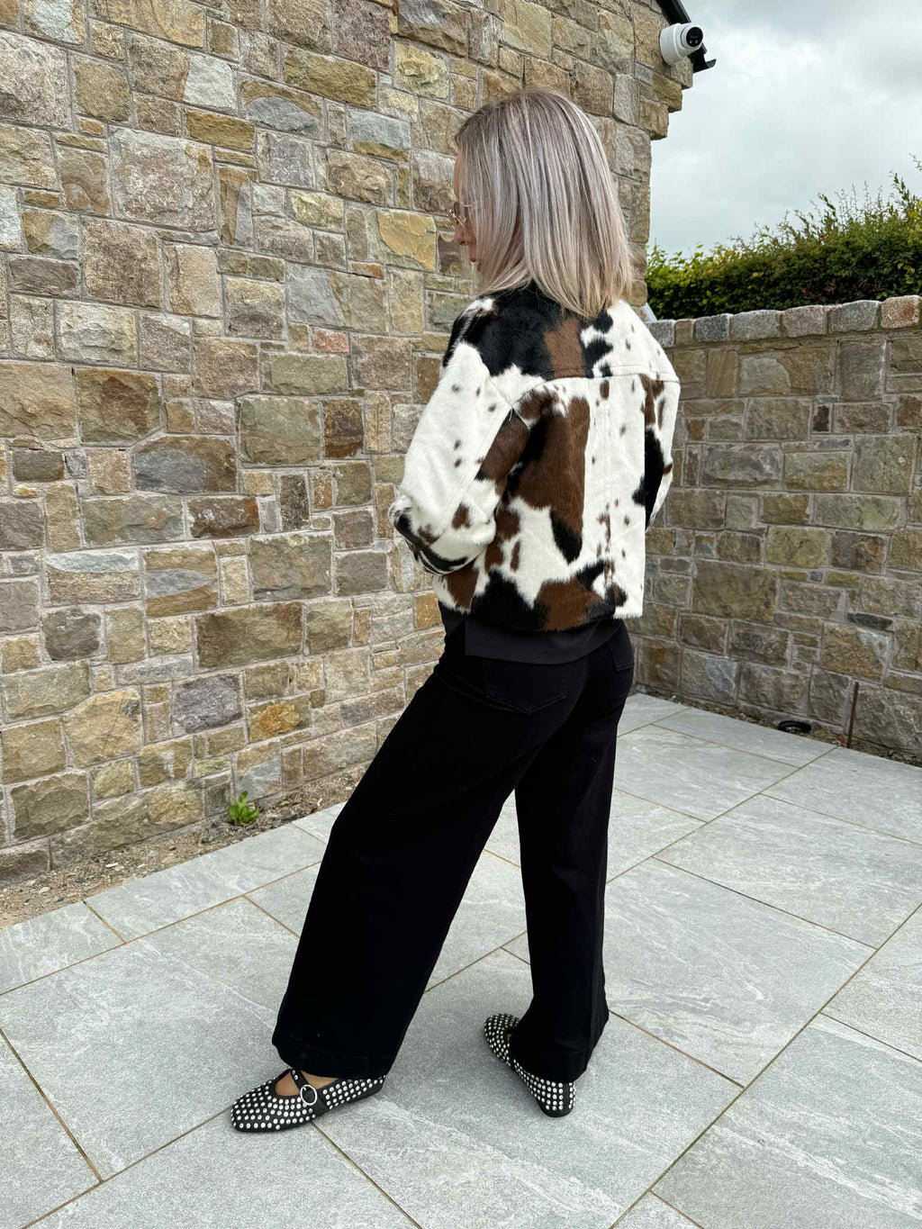 Cole Jacket - Cow Print