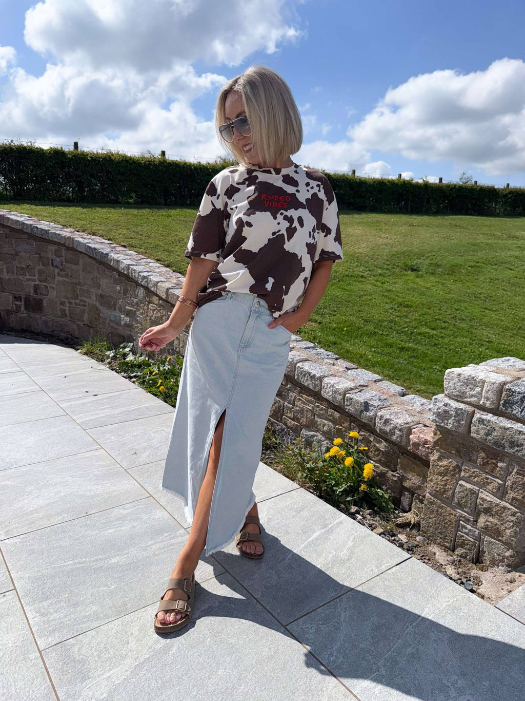 Rodeo Vibes Embroidered T-Shirt
