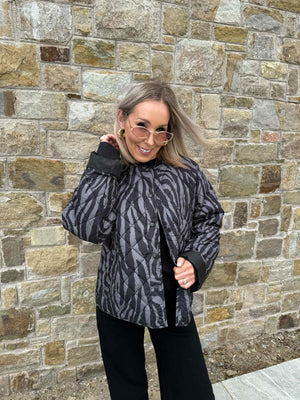 Philly Quilted Jacket - Grey