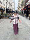 Buffy Striped Sporty Polo Shirt - Port Royale