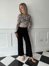 Lee High Waist Cropped Jeans - Black