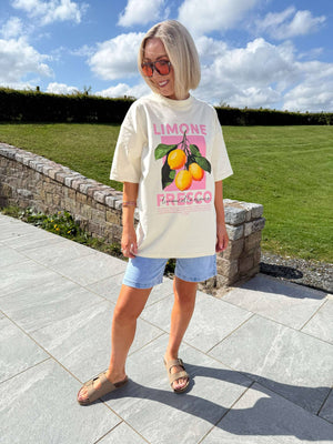 Limone Fresco Lemon Oversized T-Shirt - Lemon