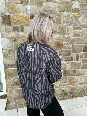 Philly Quilted Jacket - Grey