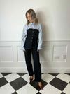 Bailee Barrel Leg Jeans - Dark Denim