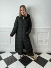 Dalcon Long Puffer Coat - Black