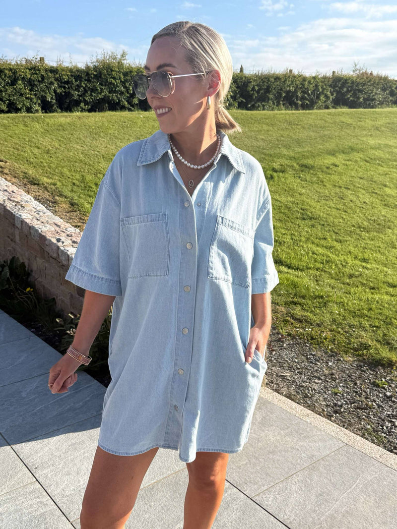Oregon Shirt Dress - Denim