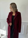 Jadine Long Coat - Tawny Port