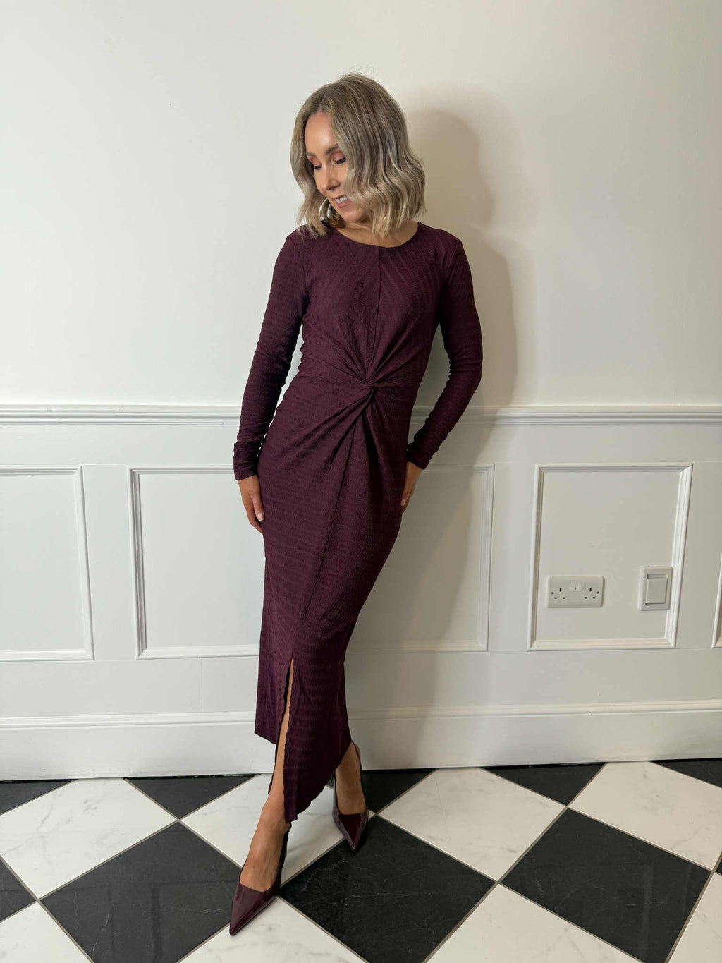 Cavalina Midi Dress - Fig