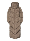 Jolie Long Puffer Coat - Morel