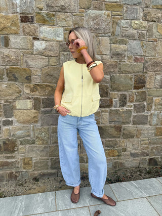 Faleah Vest - Yellow