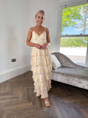 Lissy Ruffle Midaxi Dress - Yellow
