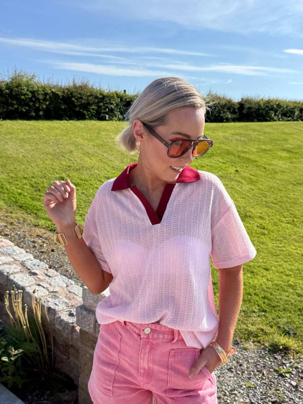 Alysia Polo - Pink