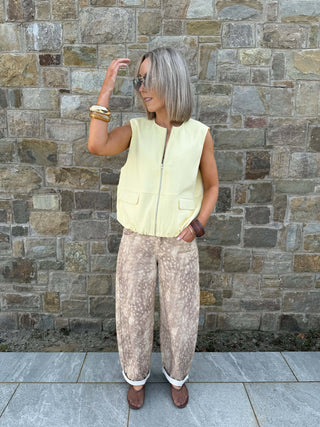 Faleah Vest - Yellow