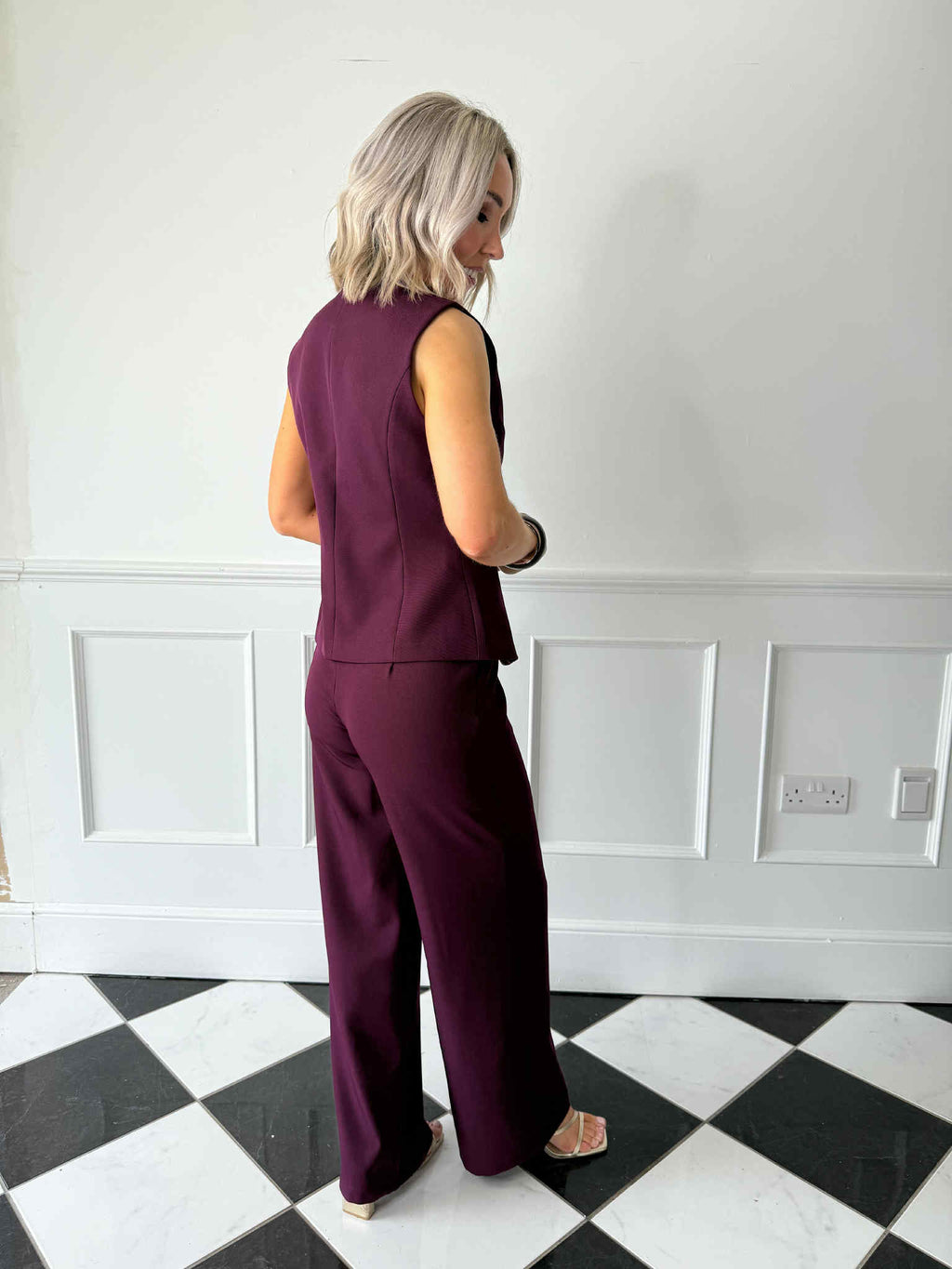 Lottie Waistcoat - Plum