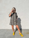 Maddie Shift Dress - Leopard
