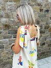 Bella Tie Shoulder Mini Dress - Ibiza