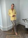 Bently Tailored Fitted Blazer - Lemon