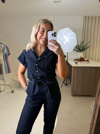 Suzie Jumpsuit - Dark Denim