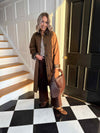 Hella Long Coat - Coffee Bean