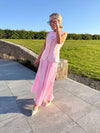 Connor High Neck Waistcoat Pink