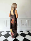 Keisha Scarf Maxi Dress - Autumn Floral