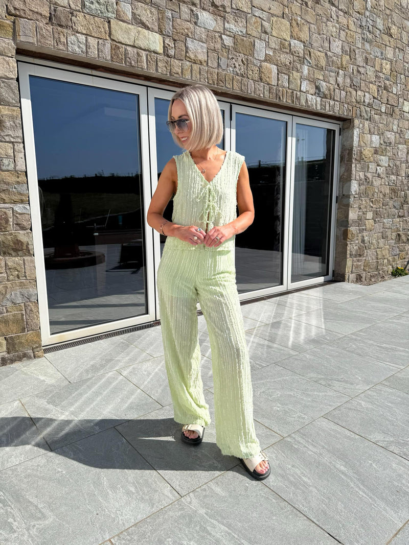 Tobine Trousers - Lime Green