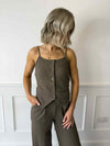 Pepper Strap Vest - Morel