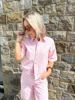 Sky Jorts - Pink