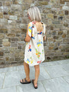 Bella Tie Shoulder Mini Dress - Ibiza