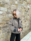 Nora Collar Jacket - Morel