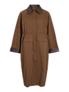 Hella Long Coat - Coffee Bean