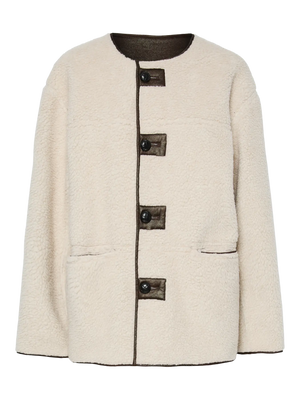 Julie Reversible Teddy Brushed Jacket