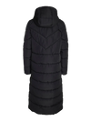 Dalcon Long Puffer Coat - Black
