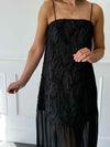 Silla Strap Maxi Dress - Black