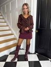 Kelly Skort - Burgundy