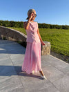Connor High Neck Waistcoat Pink