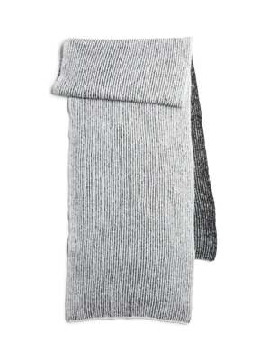 Emma Knit Scarf - Black/Grey