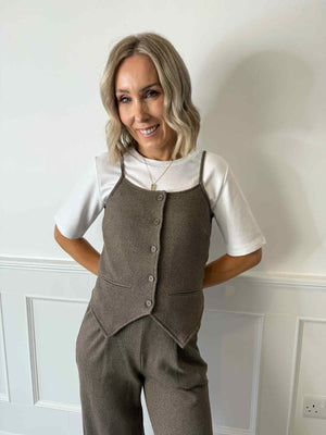 Pepper Strap Vest - Morel